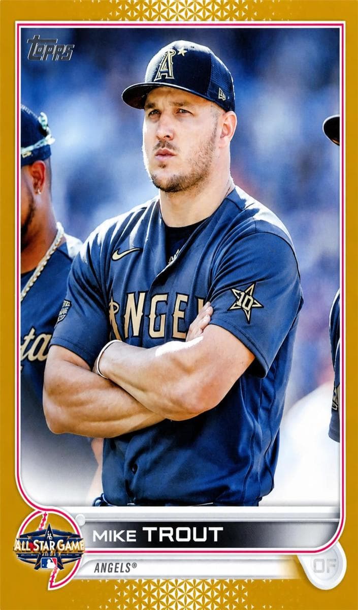 Mike Trout 2022 topps Topps Update