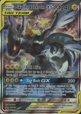 Pikachu & Zekrom GX 2019 Sun Sun & Moon: Black Star Promo