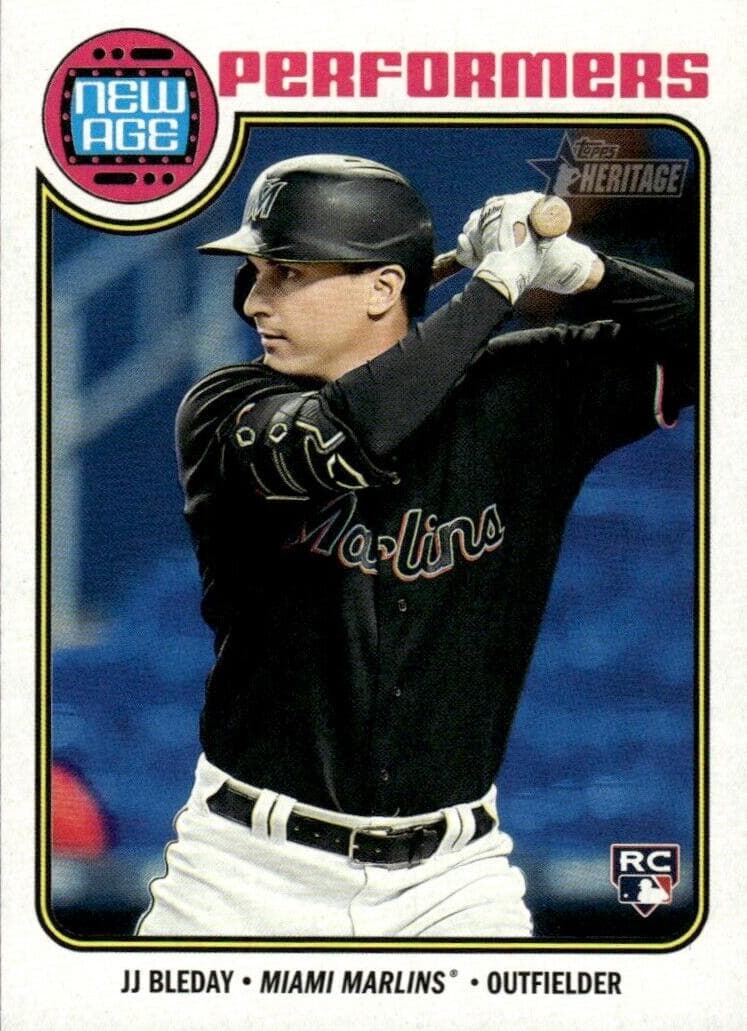 JJ Bleday 2023 topps Topps Heritage