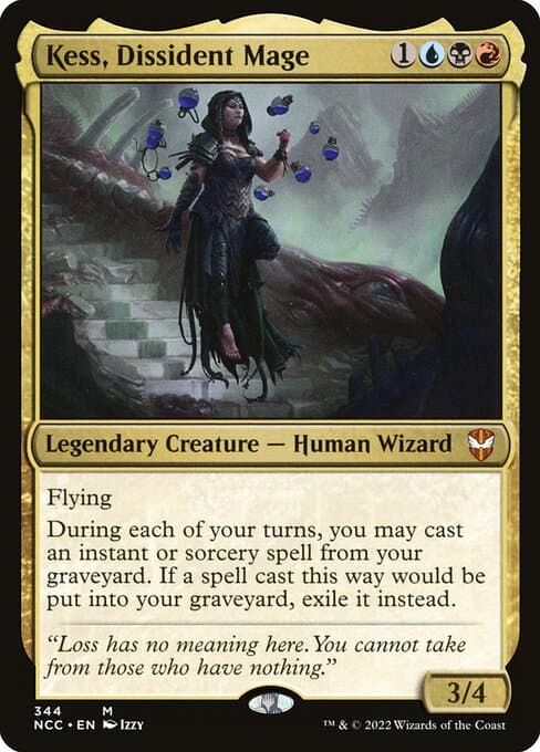 Kess, Dissident Mage 2022 Magic: The Gathering New Capenna Commander