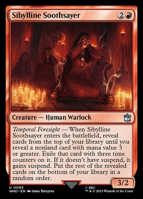 Sibylline Soothsayer 2023 Magic: The Gathering Doctor Who