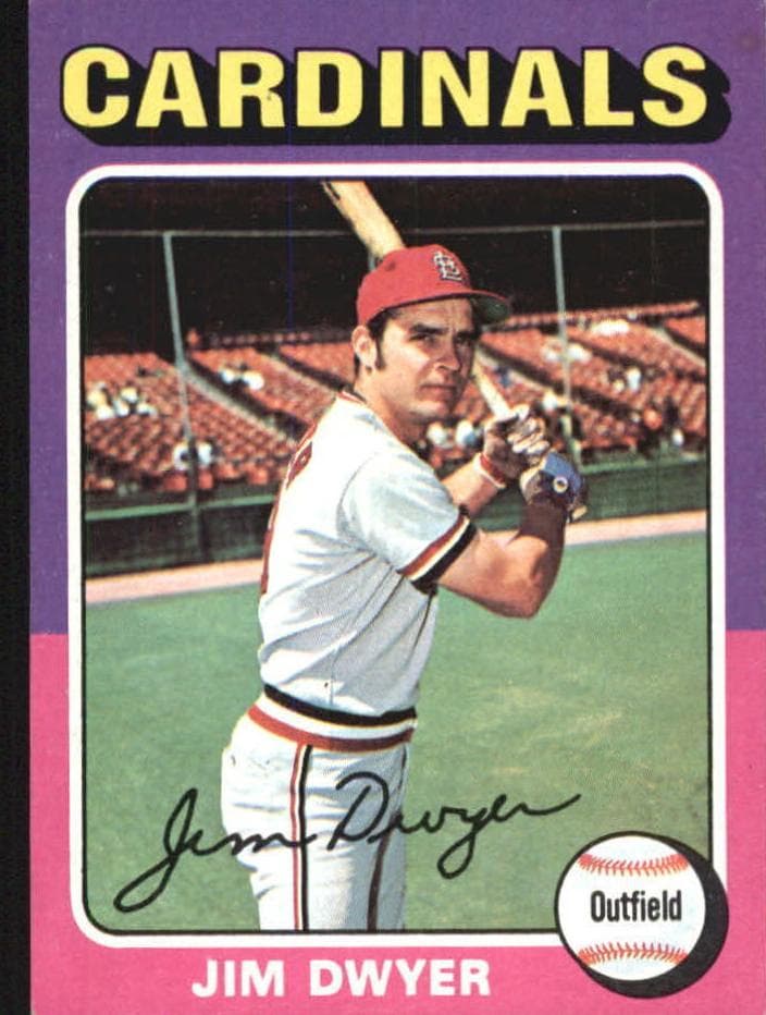 Jim Dwyer 1975 topps Topps