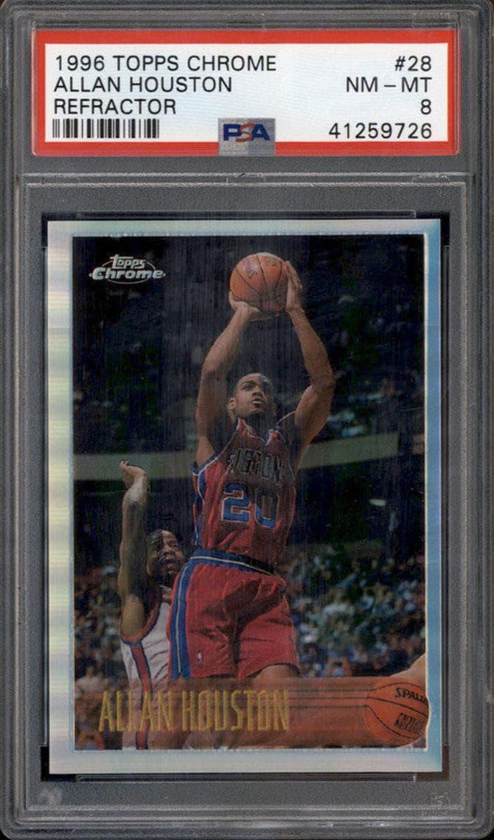 Allan Houston 1996 topps Chrome