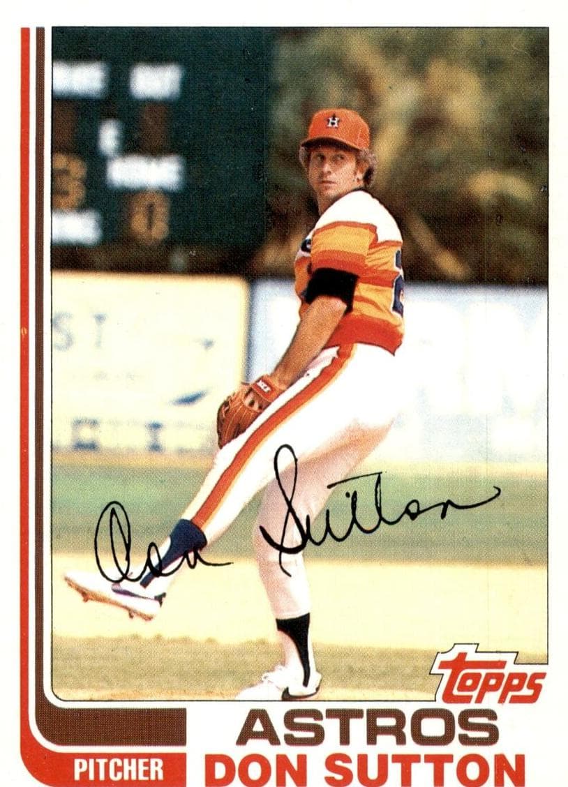 Don Sutton 1982 topps Topps