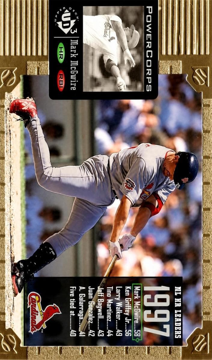 Mark McGwire 1998 upper-deck