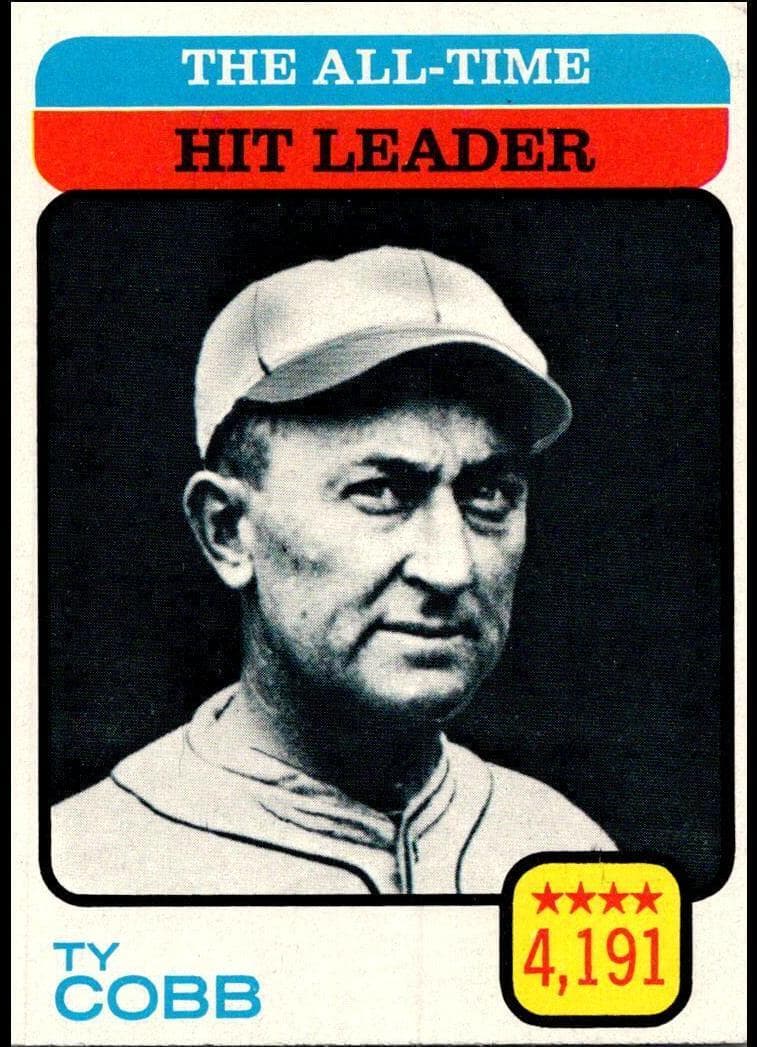 The All-Time Batting Leader - Ty Cobb #475