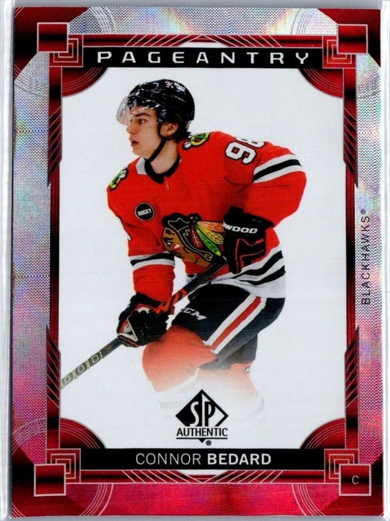 authentic hockey red pageantry 2024 Upper Deck SP 2024 Upper Deck SP