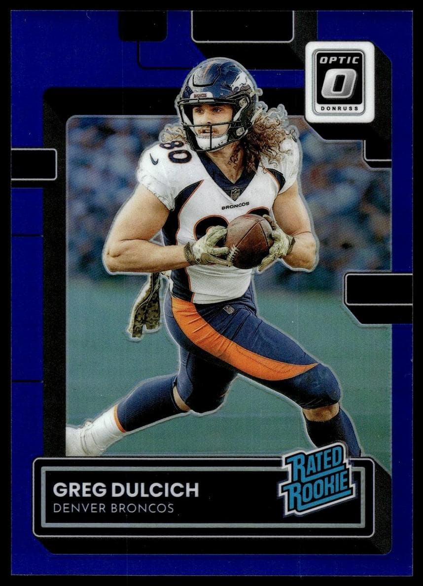 Greg Dulcich 2022 panini Panini Donruss Optic