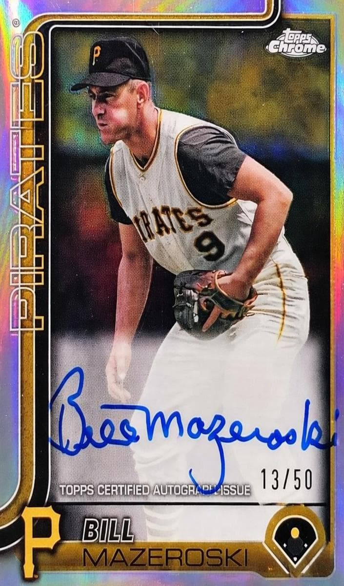 Bill Mazeroski 2025 bowman