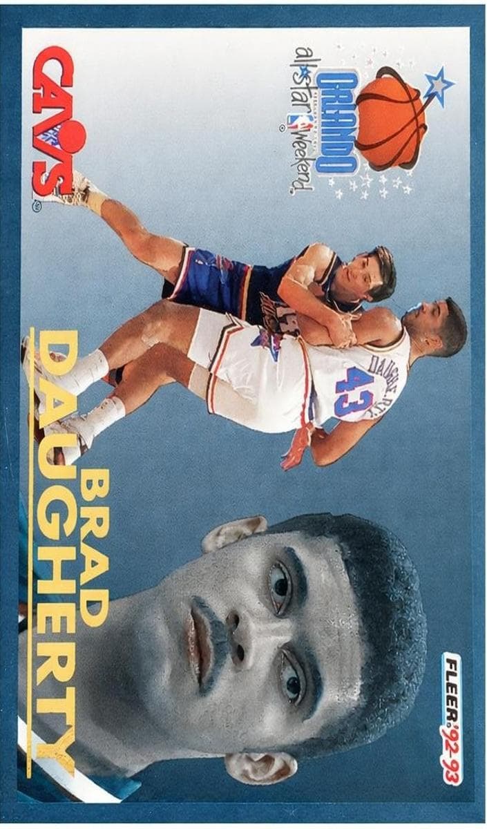Brad Daugherty 1992 fleer