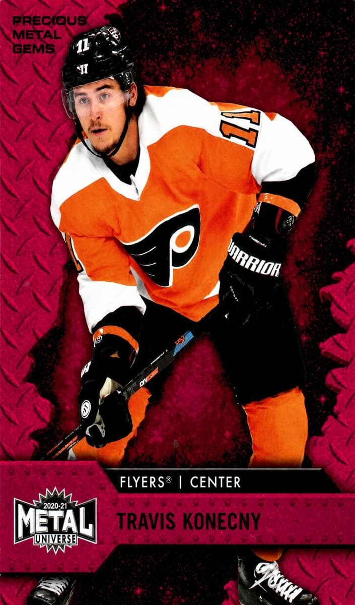 Travis Konecny 2020 fleer SkyBox Metal Universe