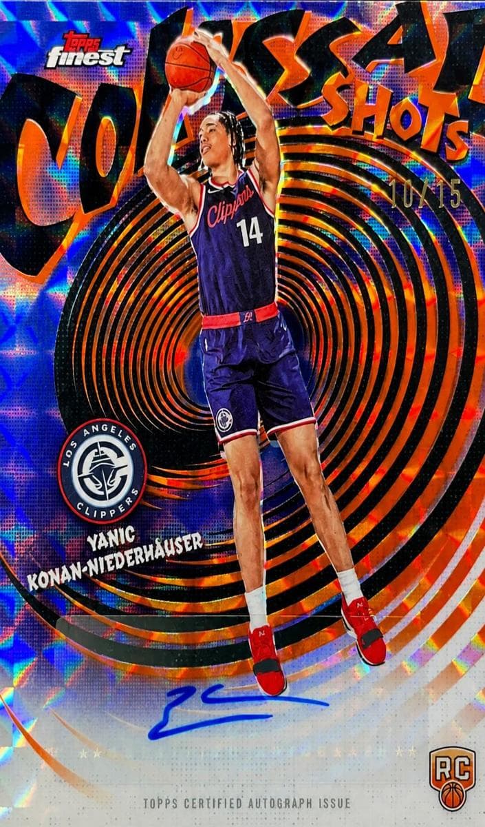 Yanic Konan-Niederhauser 2025 topps Topps Finest