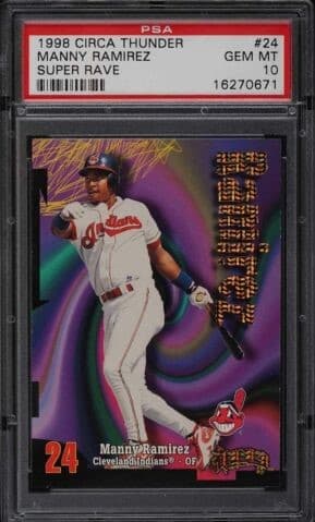 Manny Ramirez 1998 unknown Circa Thunder
