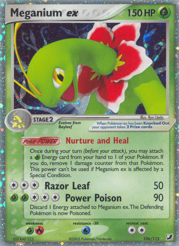 Meganium ex 2005 Pokemon