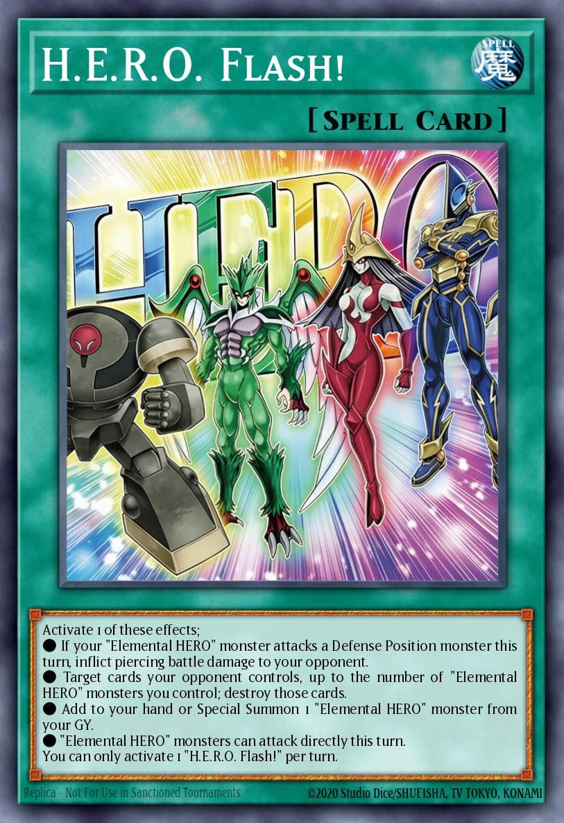 H.E.R.O. Flash! 2026 Yu-Gi-Oh! Blazing Dominion