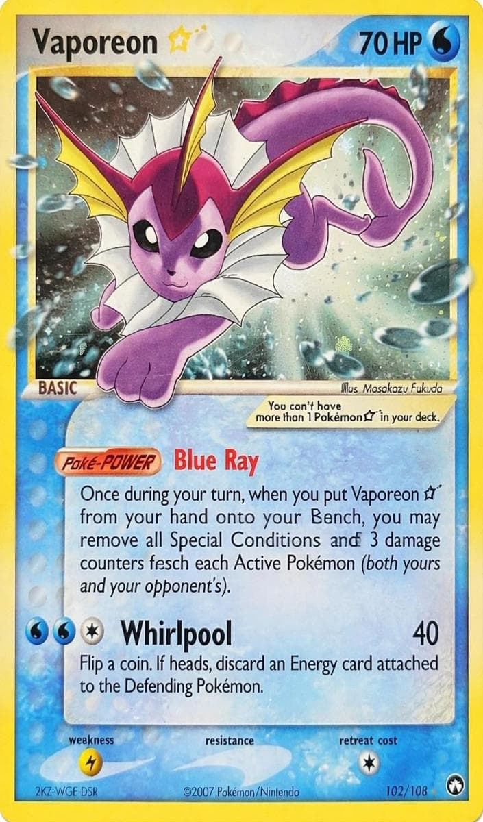 Vaporeon ★ #102
