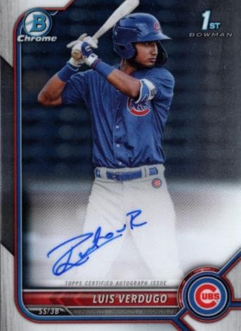 Luis Verdugo trading card