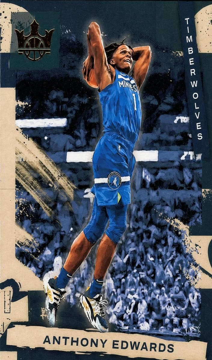 Anthony Edwards 2021 panini Panini Court Kings