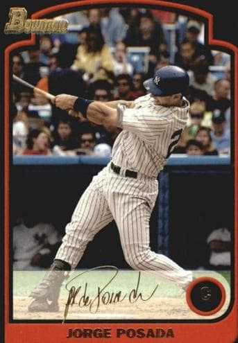 Jorge Posada 2003 bowman Bowman