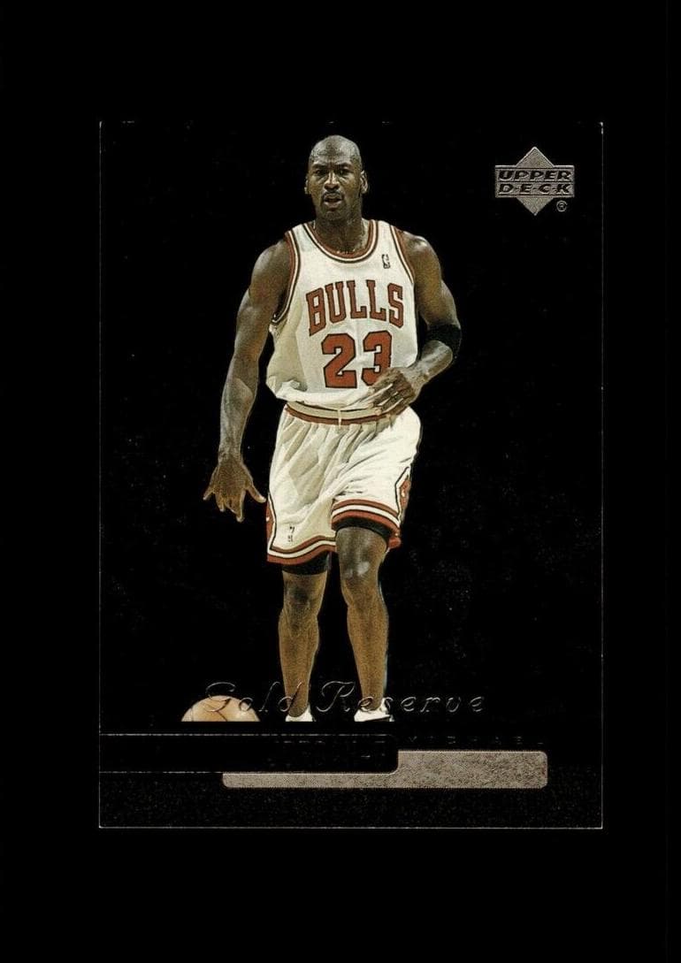 Michael Jordan 1999 upper-deck Gold Reserve