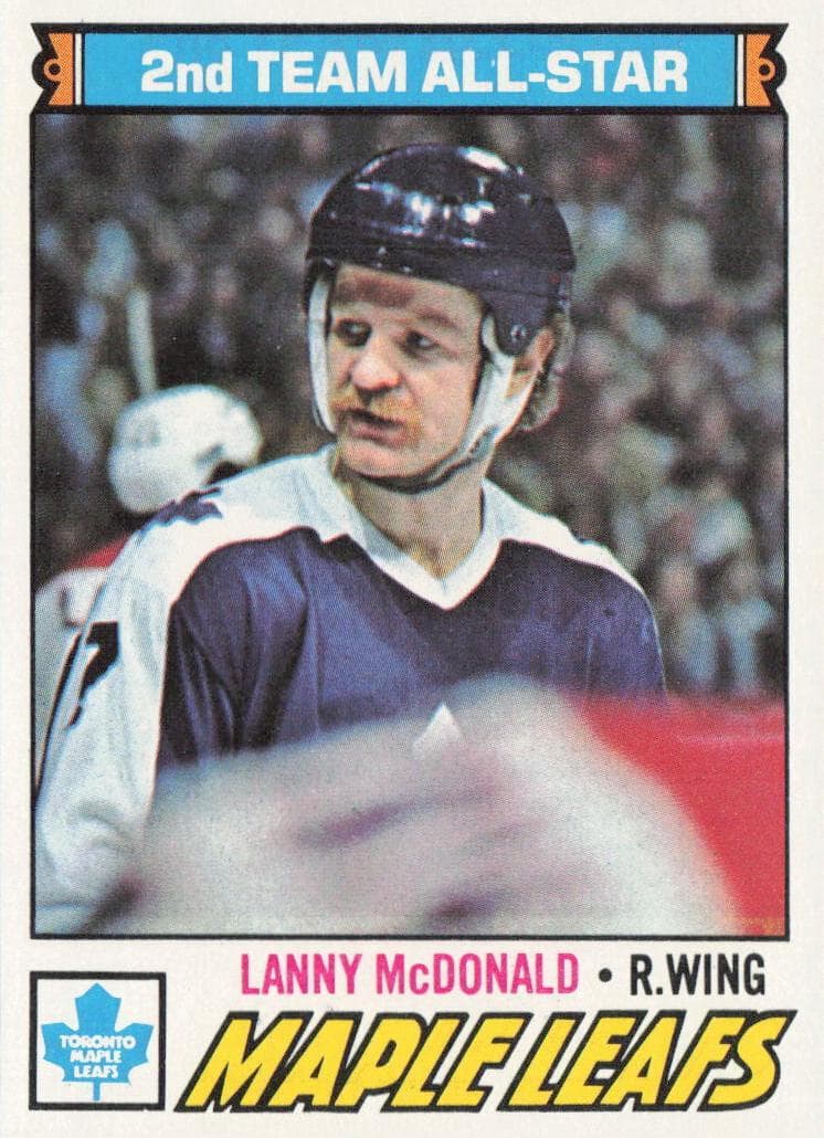 Lanny McDonald 1977 topps Topps