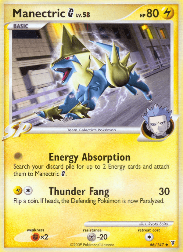 Manectric G 2009 Pokemon