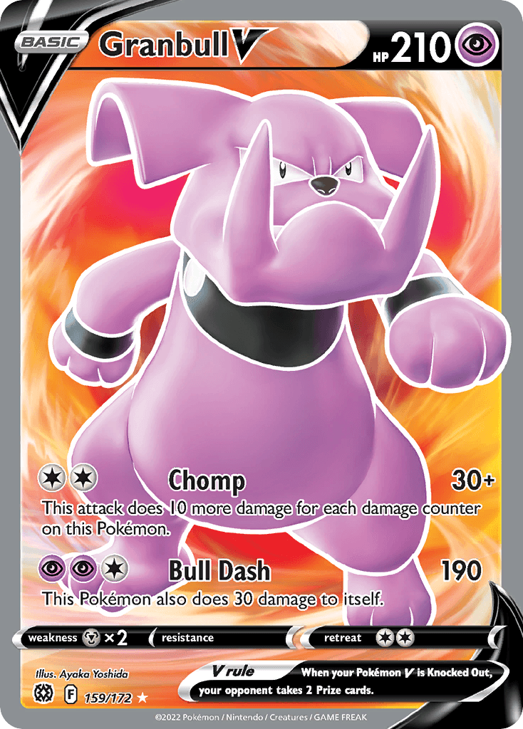 Granbull V 2022 Pokemon