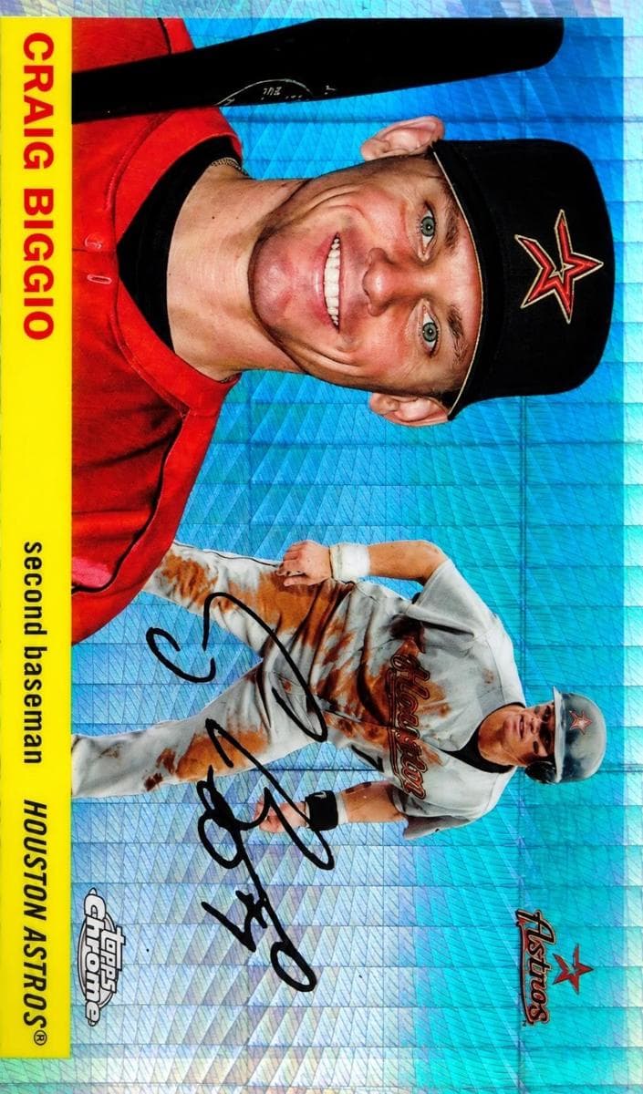 Craig Biggio 2025 topps Topps Chrome Platinum