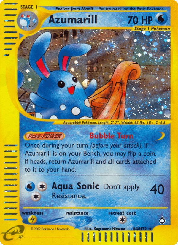 Azumarill 2003 Pokemon Aquapolis