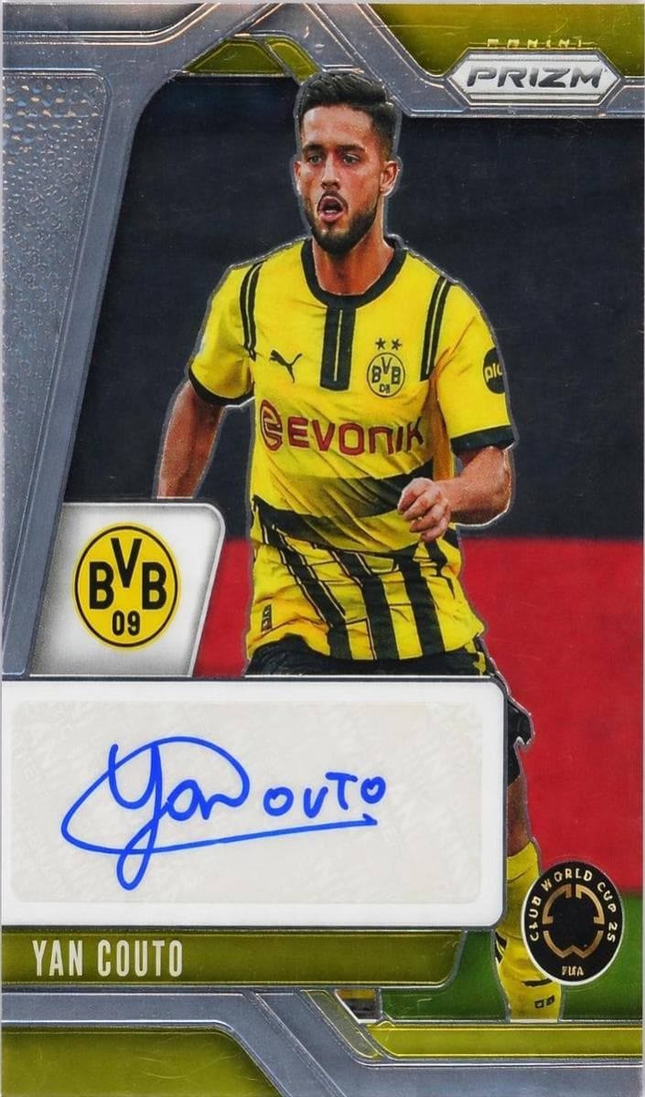 Yan Couto 2025 Prizm FIFA Club World Cup auto card