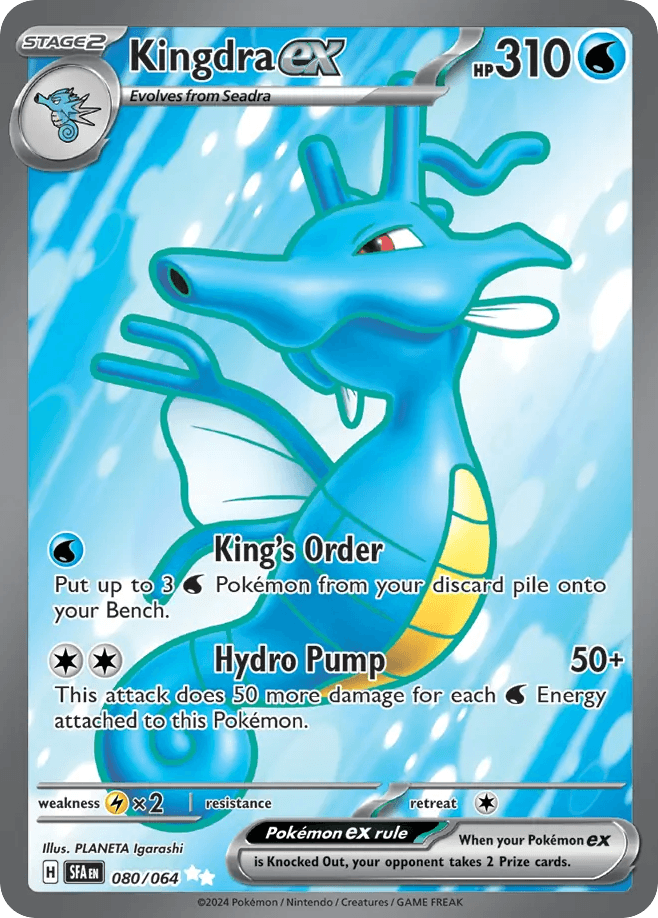 Kingdra ex 2024 Pokemon