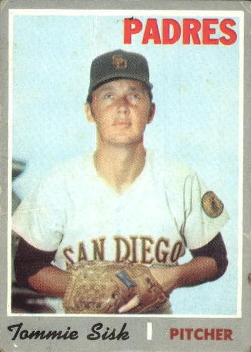 Tommie Sisk 1970 topps Topps
