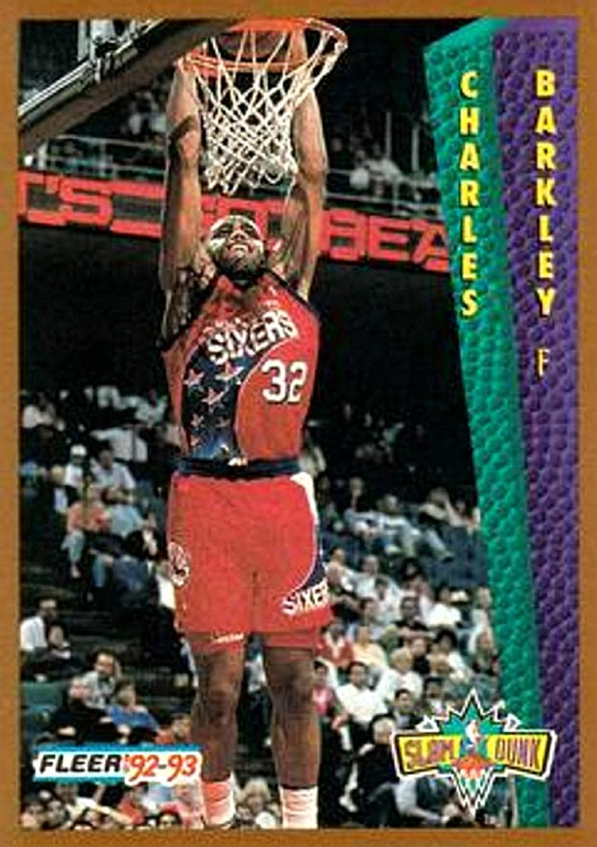 Charles Barkley 1992 fleer