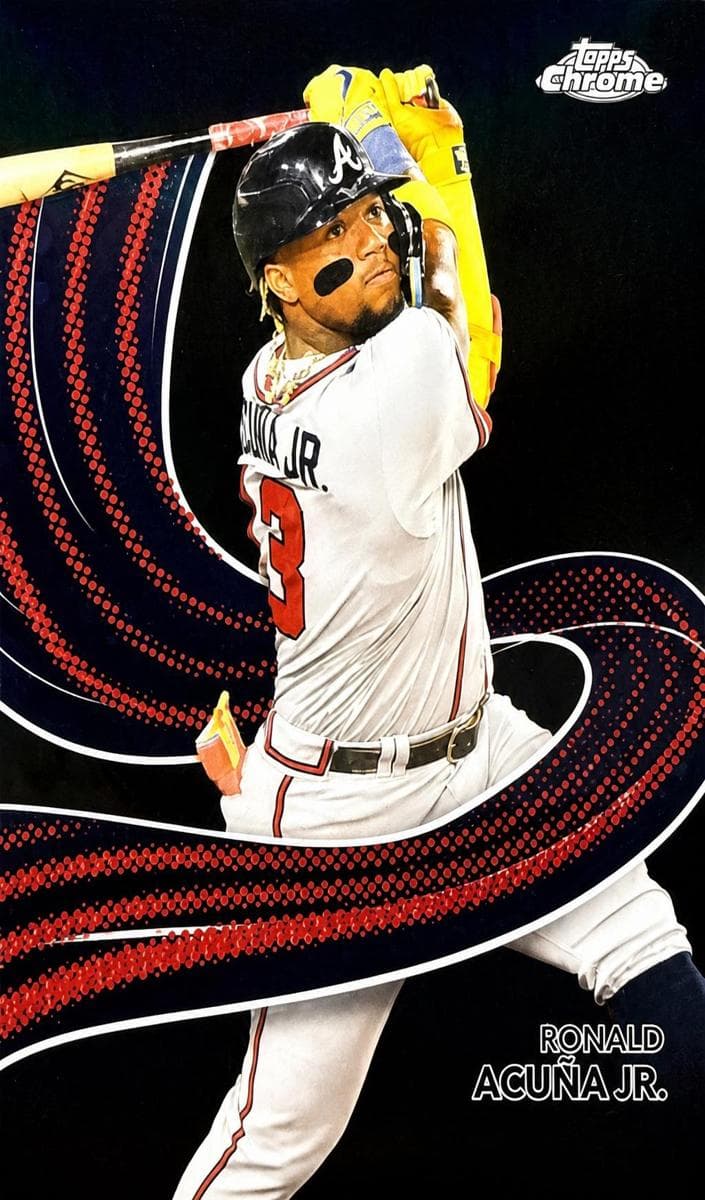 Ronald Acuña Jr. 2024 topps Topps Chrome