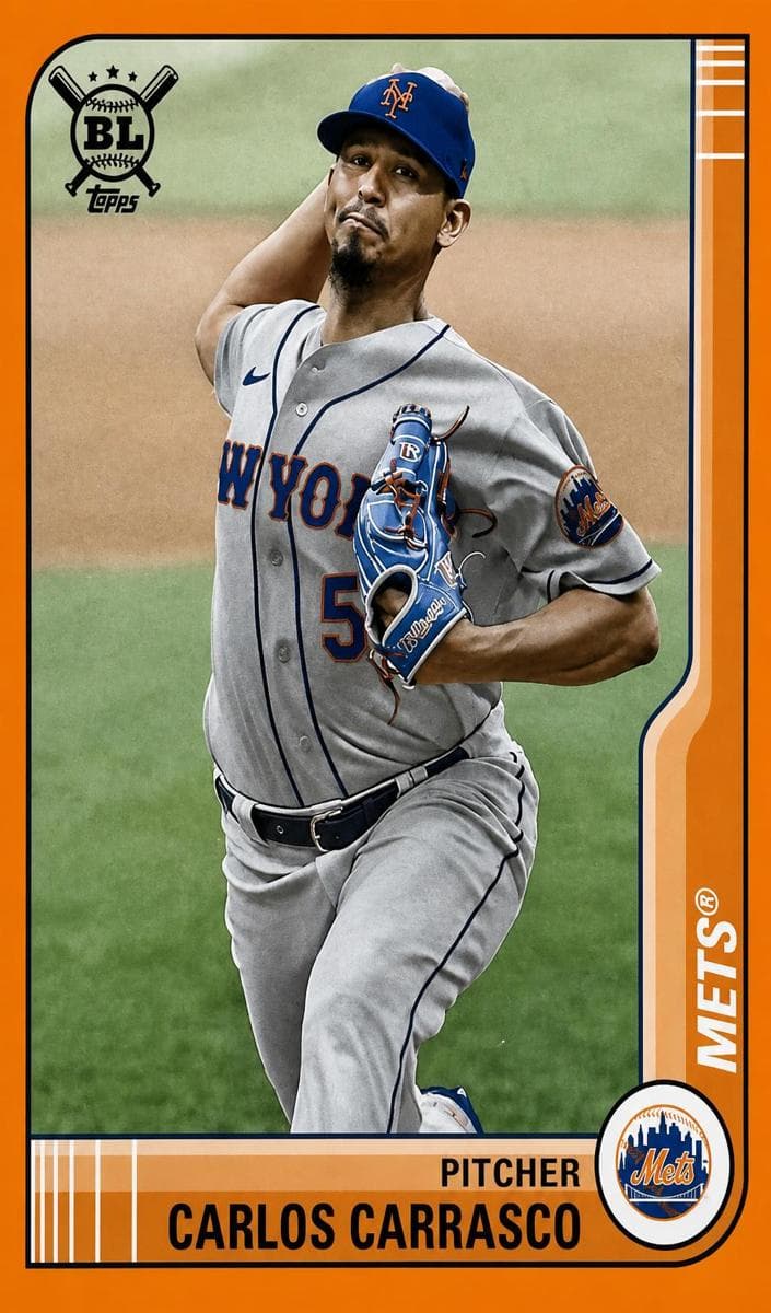 Carlos Carrasco 2021 topps Topps Big League