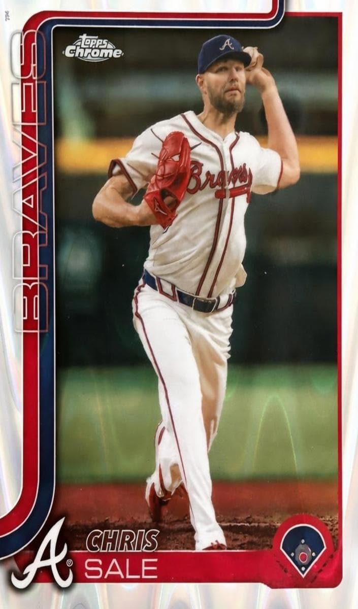 Chris Sale 2025 topps Topps Chrome Sapphire