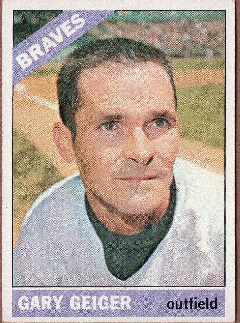 Gary Geiger 1966 topps Topps Venezuelan