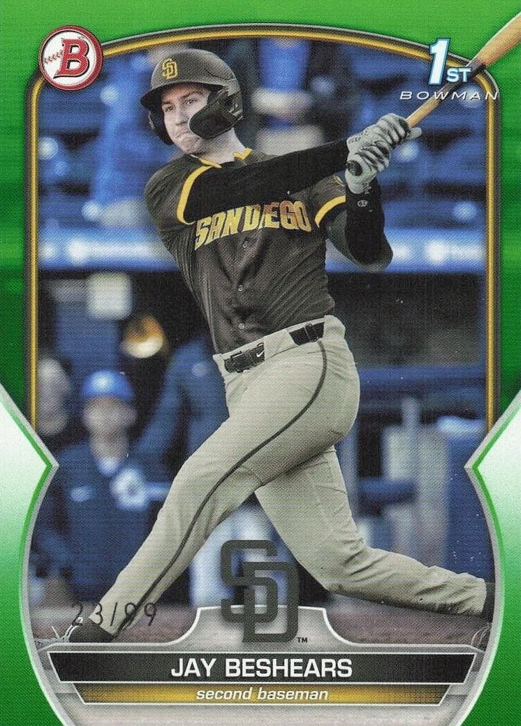 Jay Beshears 2023 bowman Bowman Draft