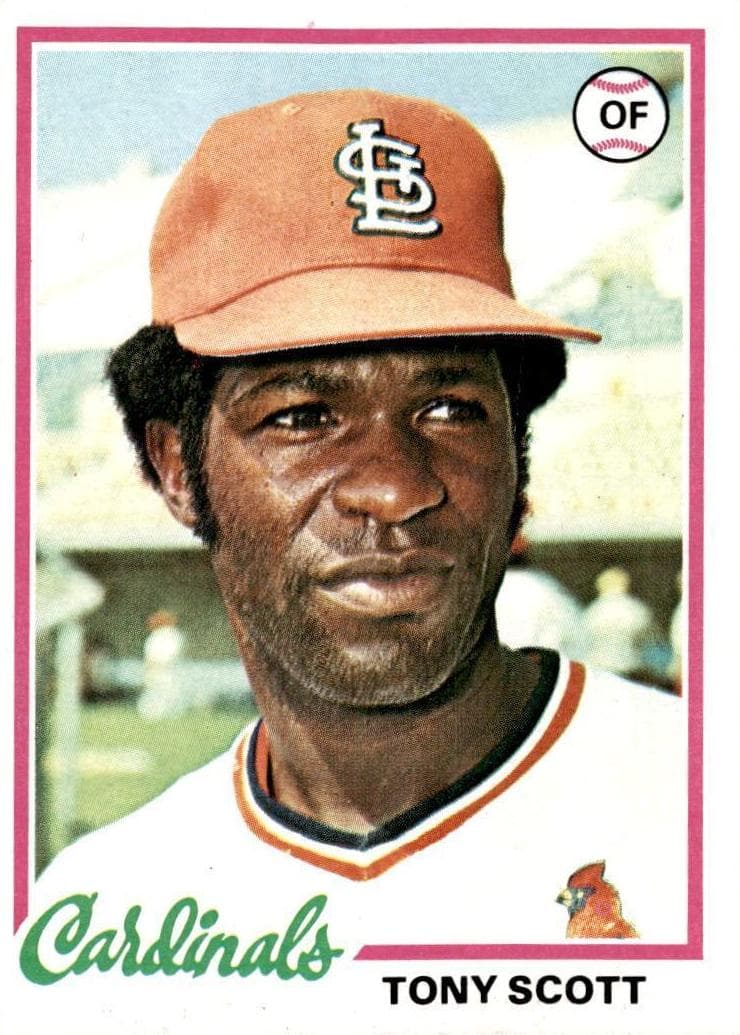 Tony Scott 1978 topps Topps