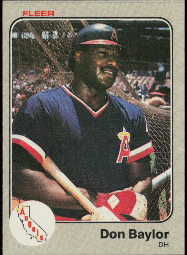 Don Baylor trading card