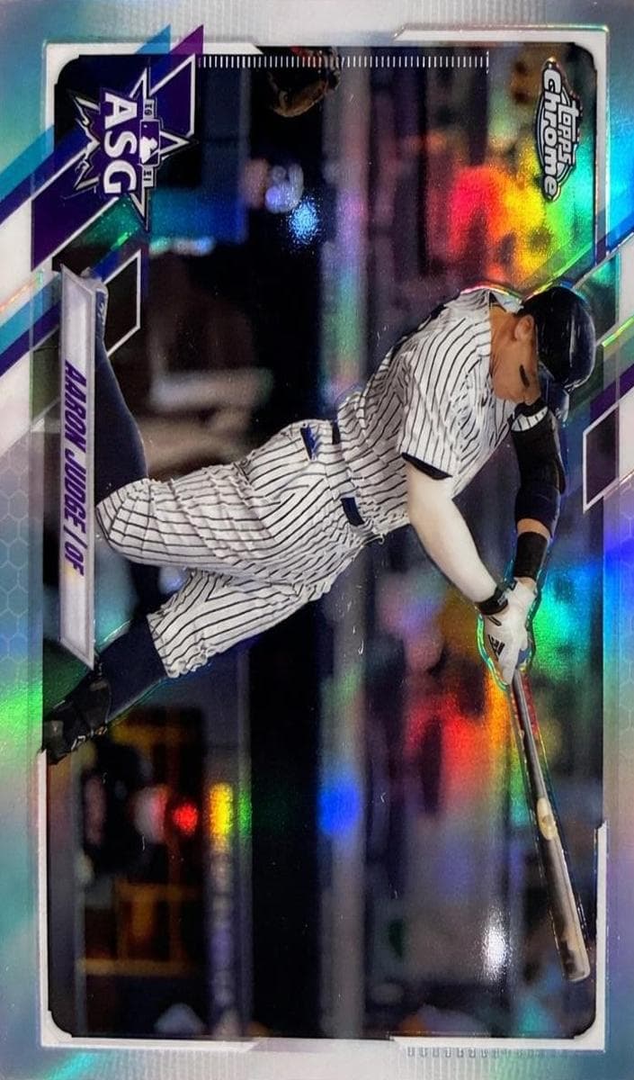 Aaron Judge 2021 topps Topps Chrome Update