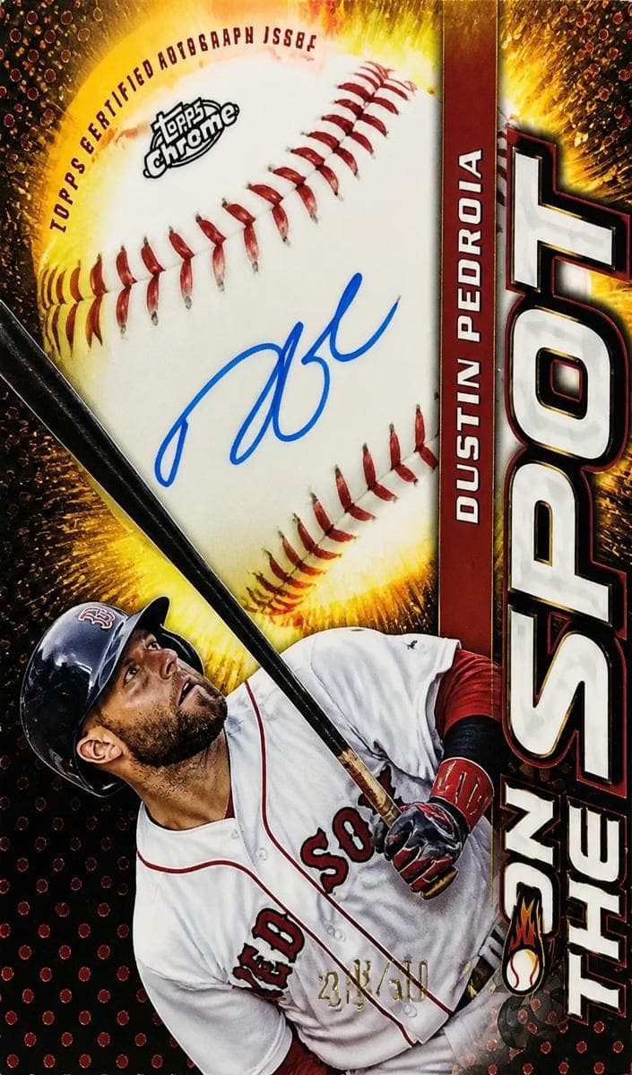 Dustin Pedroia 2024 topps Topps Chrome