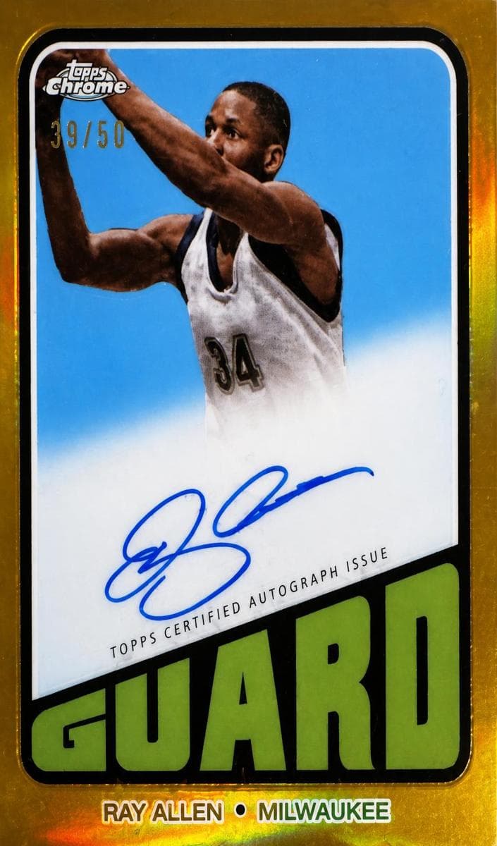 Ray Allen 2023 topps Topps Chrome