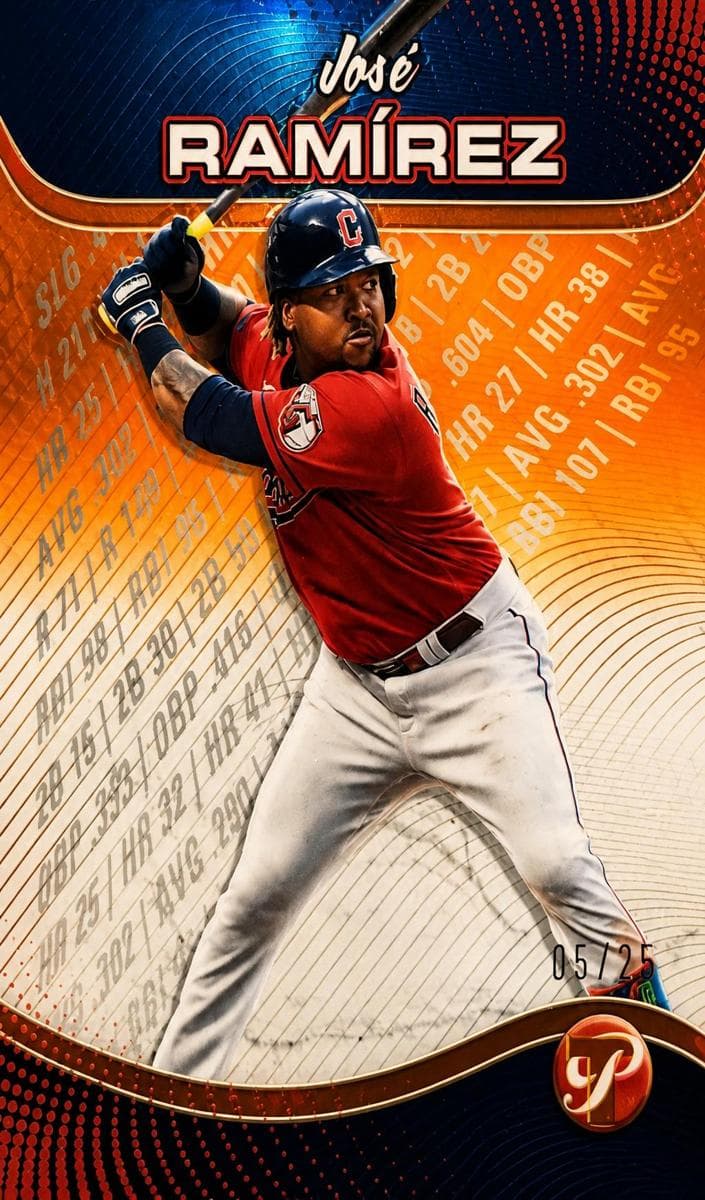 José Ramírez 2024 topps Topps Pristine