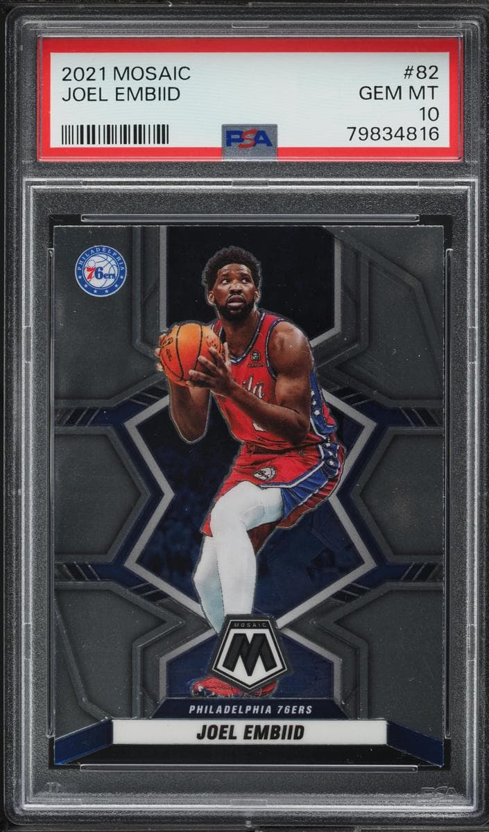 Joel Embiid 2021 panini Panini Mosaic