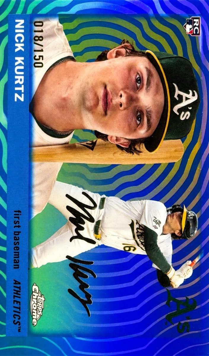 Nick Kurtz 2025 topps Topps Chrome Platinum
