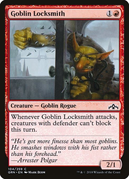 Goblin Locksmith 2018 Magic: The Gathering