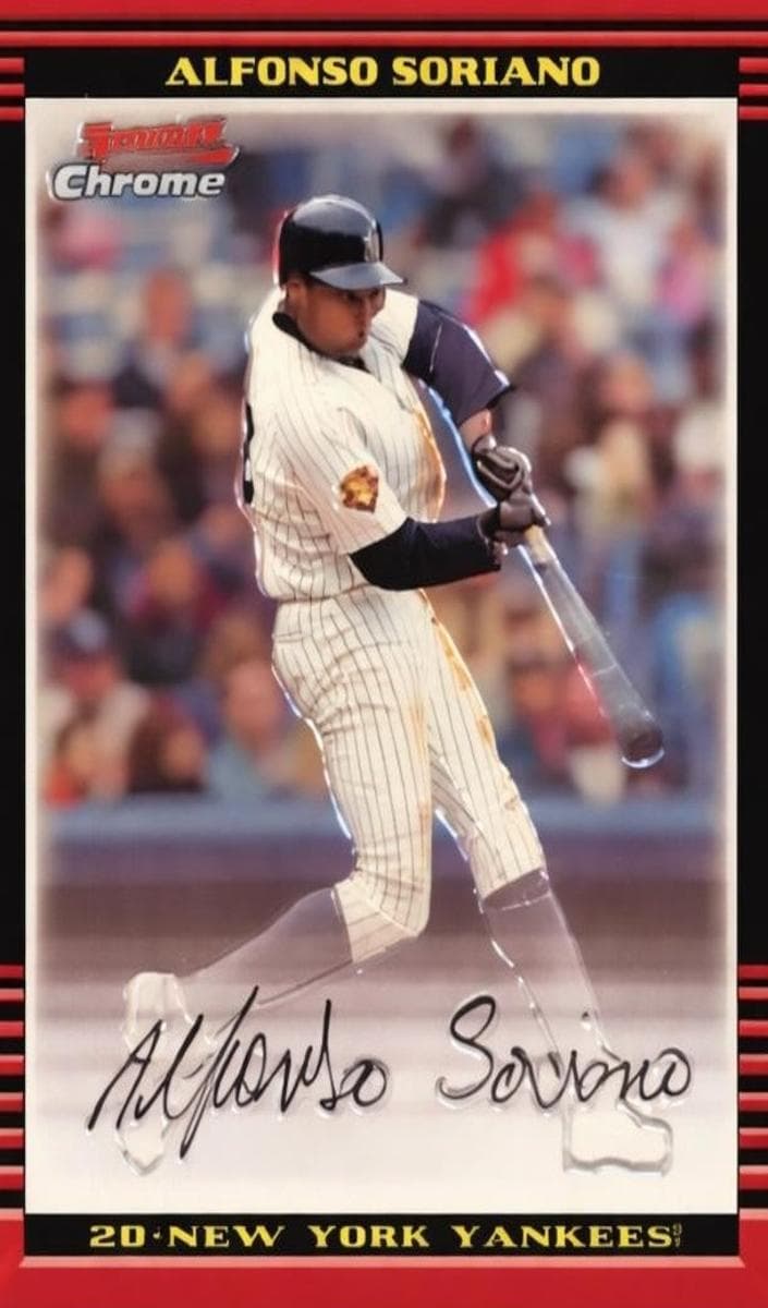 Alfonso Soriano 2002 topps