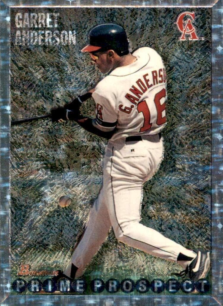 Garret Anderson 1995 bowman Bowman