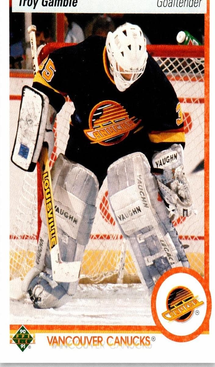 Troy Gamble 1990 upper-deck Upper Deck
